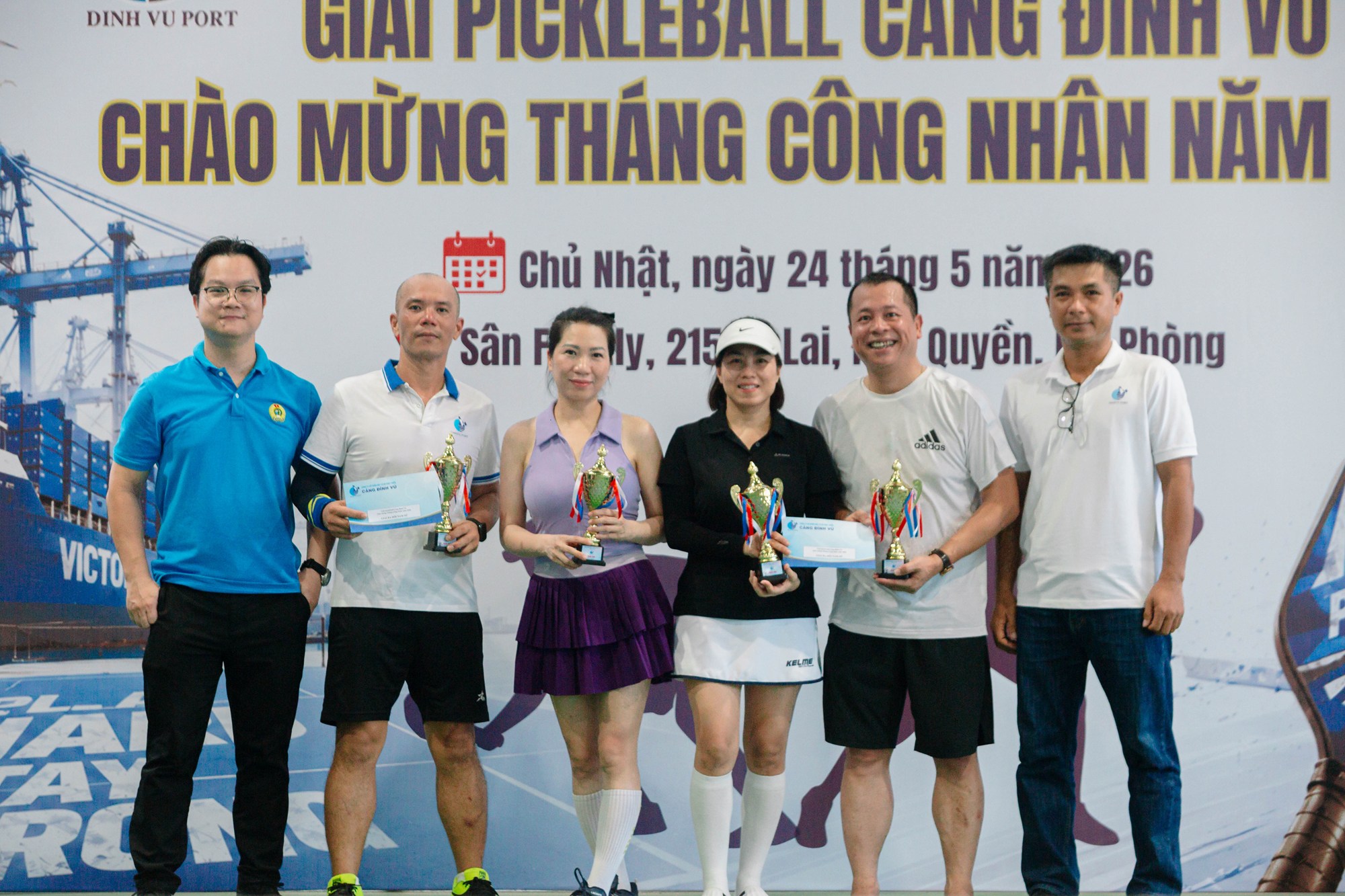 Các VĐV đoạt Giải Ba nội dung đôi nam nữ